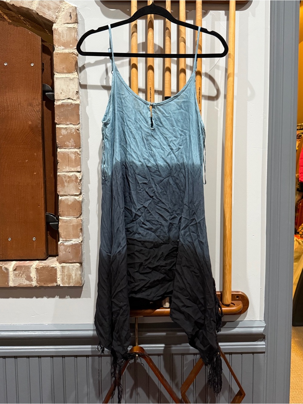 Raviya Light Blue Spaghetti-Strap Slip Top
